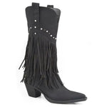 Roper Oakley (Black) - Women's Biker Boot - Hatcountry