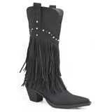 Roper Oakley (Black) - Women's Biker Boot - Hatcountry