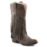Roper Rickrack (Brown) - Women's Cowgirl Boot