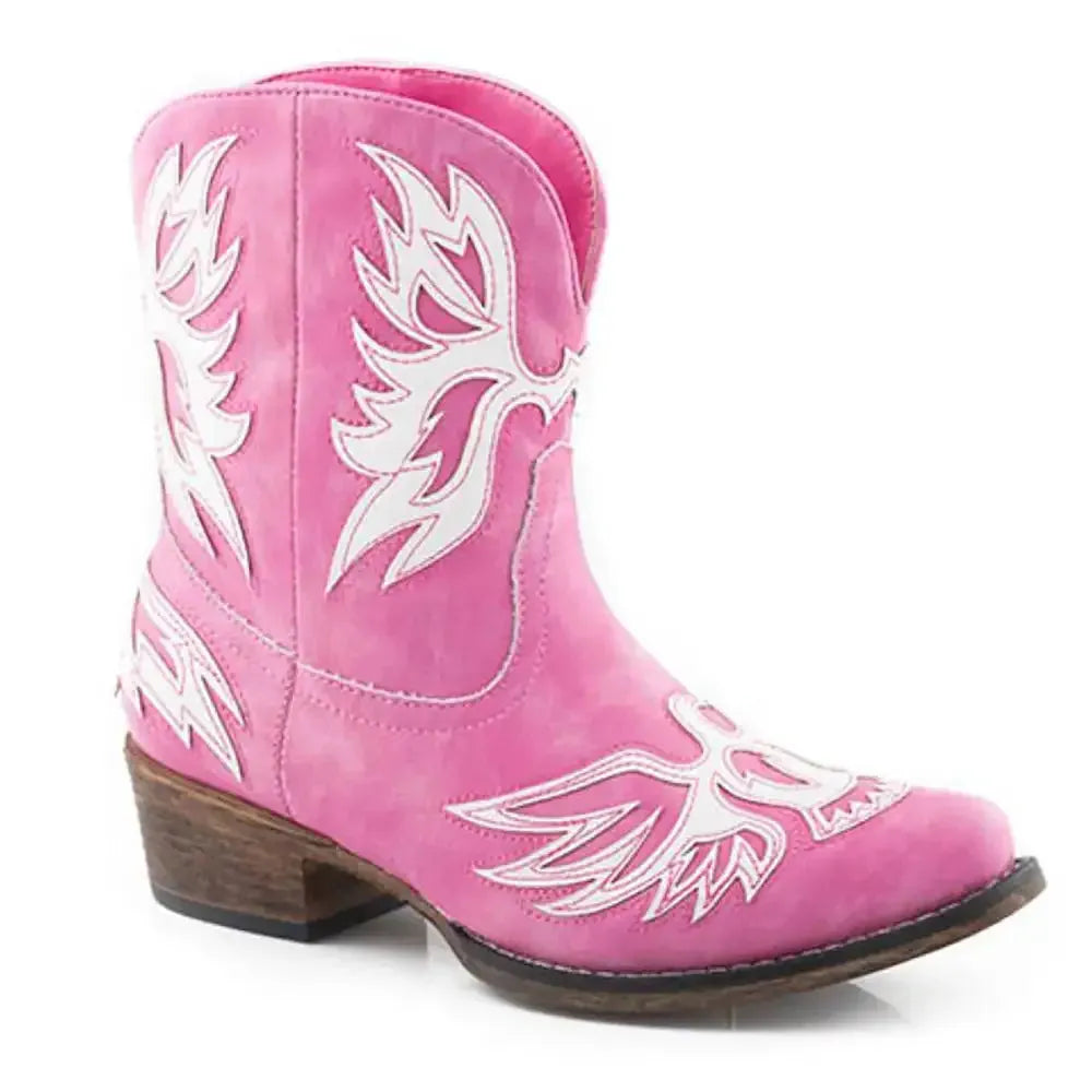 Roper Amelia (Pink) - Women's Cowgirl Boot - Hatcountry