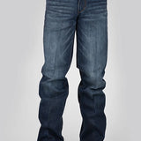 Tin Haul 421 Regular Joe Stretch Deco Pockets (Dark Wash) - Men's Bootcut Jeans