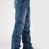 Tin Haul 421 Regular Joe Stretch Deco Pockets (Medium Wash) - Men's Bootcut Jeans