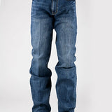 Tin Haul 421 Regular Joe Stretch Deco Pockets (Medium Wash) - Men's Bootcut Jeans