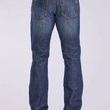 Tin Haul 1660 Jagger Fit Embroidered Pocket (Dark Wash) - Men's Bootcut Jeans