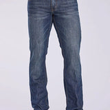 Tin Haul 1660 Jagger Fit Embroidered Pocket (Dark Wash) - Men's Bootcut Jeans
