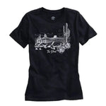 Tin Haul Desert Lines (Black) - Women's T-Shirt - Hatcountry