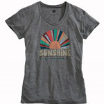 Tin Haul Hello Sunshine (Grey) - Women's T-Shirt - Hatcountry