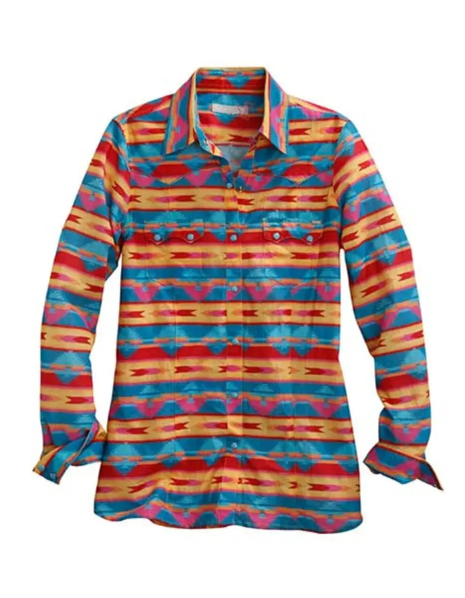 Tin Haul Retro Aztec (Pink) - Women's Western Shirt - Hatcountry