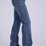 Tin Haul 280 Rosie Fit Flap Pockets (Medium Wash) - Women's Bootcut Jeans