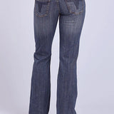 Tin Haul 280 Rosie Fit Long Horn Deco (Medium Wash) - Women's Bootcut Jeans