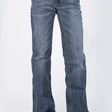 Tin Haul 460 Ella Fit Blue Loop Pocket ( Denim Dark Wash ) - Women's Jeans