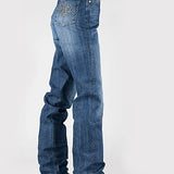 Tin Haul 525 Rachel Fit Horseshoe Pocket ( Denim Medium Wash )- Women's Jeans