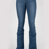 Tin Haul 595 Libby Fit Anvil and Hammer ( Denim Dark Wash )- Women's Jeans