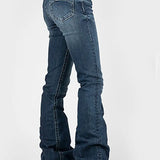 Tin Haul 595 Libby Fit Half Moon Pocket ( Denim Dark Wash )- Women's Jeans