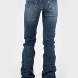 Tin Haul 595 Libby Fit Half Moon Pocket ( Denim Dark Wash )- Women's Jeans