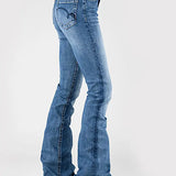 Tin Haul 595 Libby Fit Blue Loop Pocket ( Denim Medium Wash ) - Women's Jeans