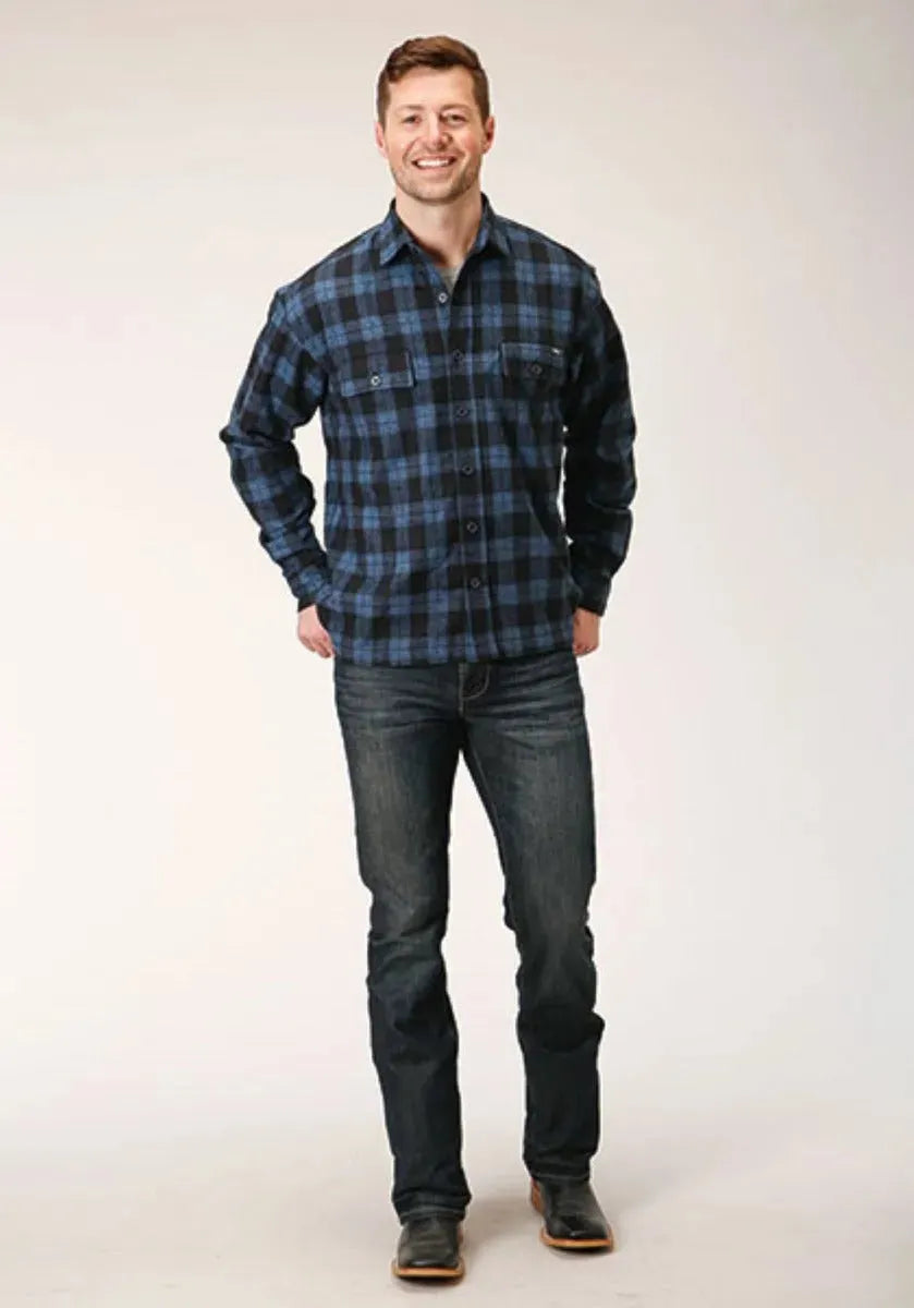 Tin Haul Skyline Plaid - Men's Shirt Jacket - Hatcountry