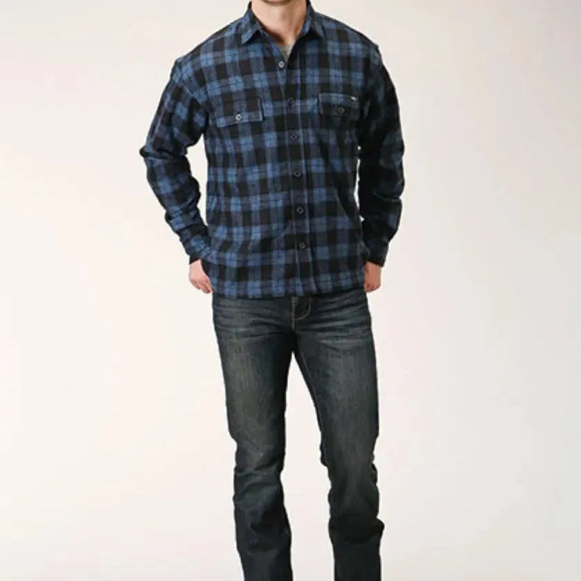 Tin Haul Skyline Plaid - Men's Shirt Jacket - Hatcountry