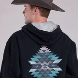 Tin Haul Serape Anvil (Black) - Men's Hoodie Sweatshirt