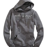 Tin Haul Script Print (Grey) - Women's Hoodie Sweatshirt