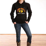 Tin Haul Night Sky Print (Black) - Women's Hoodie Sweatshirt