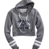 Tin Haul Tiger Print (Grey) - Women's Hoodie Sweatshirt