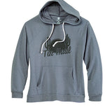 Tin Haul Retro Sunset (Grey) - Women's Hoodie Sweatshirt