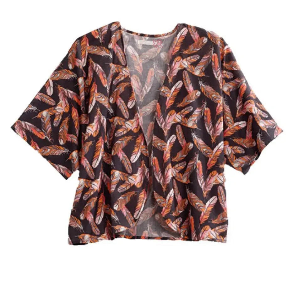 Tin Haul Flight of Fancy (Black) - Women's CardiganShirt - Hatcountry