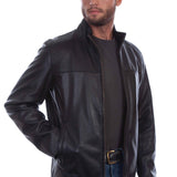 Scully 1078 Zip Front - Men's Lamb Leather Jacket