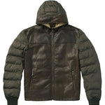 Stetson Novelty Solid Hooded Jacket (Brown) - Men's Leather Jacket - Hatcountry