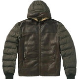 Stetson Novelty Solid Hooded Jacket (Brown) - Men's Leather Jacket - Hatcountry