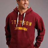 Stetson 1865 Ribbon ( Maroon ) - Men's Hoodie Sweatshirt