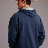 Stetson 1865 Applique (Navy) - Men's Hoodie Sweatshirt