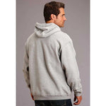 Stetson Logo (Heather Grey) - Men's Hoodie Sweatshirt - Hatcountry