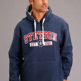 Stetson Cotton Blend Est. 1865 (Navy) - Men's Hoodie Sweatshirt
