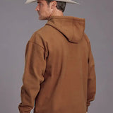 Stetson Horse rider and Stars (Orange) - Men's Hoodie Sweatshirt