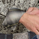 Stetson 2235 Silver Paisley (Grey) - Men's Western Shirt