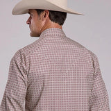 Stetson 2872 Diamond Geo (Red) - Men's Western Shirt