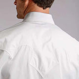 Stetson 0158 Optic Poplin (White) - Men's Western Shirt