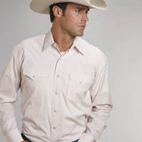 Stetson 5663 Two Stripe (Pink) - Men's Western Shirt