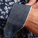 Stetson Frontier Floral (Blue) - Men's Western Shirt - Hatcountry