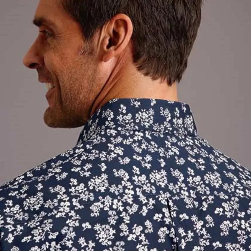 Stetson Frontier Floral (Blue) - Men's Western Shirt - Hatcountry