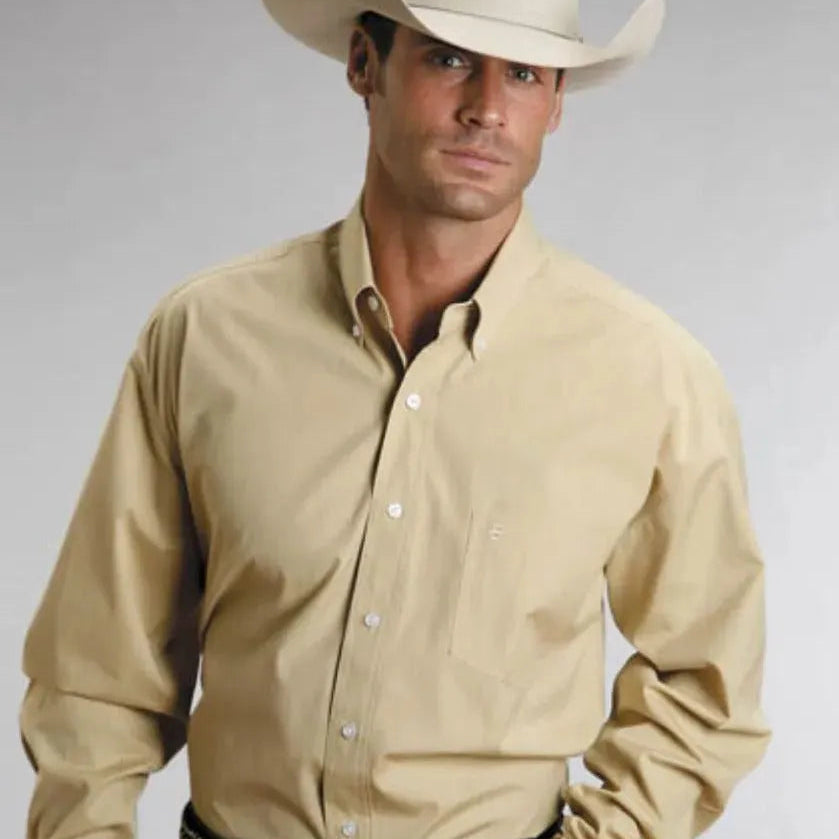 Stetson Golden West (Yellow) - Men's Western Shirt - Hatcountry