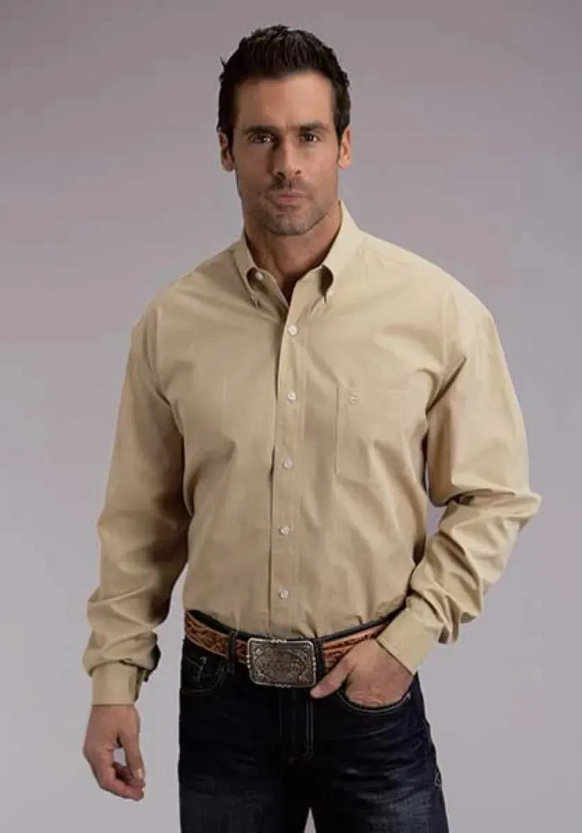 Stetson Golden West (Yellow) - Men's Western Shirt - Hatcountry