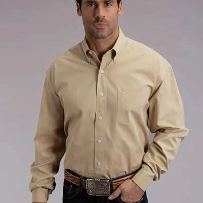 Stetson Golden West (Yellow) - Men's Western Shirt - Hatcountry