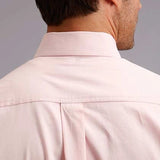 Stetson 5661 End On End (Pink) - Men's Western Shirt