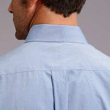 Stetson 5661 End On End (Blue) - Men's Western Shirt