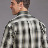 Stetson 02228 Coal Ombre (Black) - Men's Western Shirt