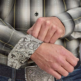 Stetson 02228 Coal Ombre (Black) - Men's Western Shirt