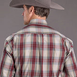 Stetson 2398 Diamond Ranch (Wine) - Men's Western Shirt